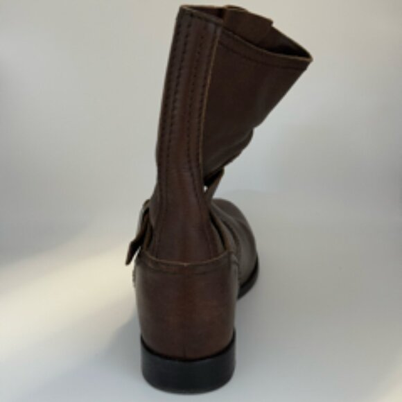 Prada Brown Leather Buckle Moto Boots – Women’s 38.5 (US 8.5) - Picture 10 of 10